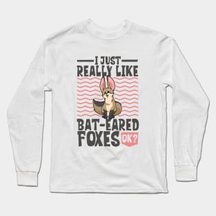 I just really love Bat-eared Foxes - Bat-eared Fox Long Sleeve T-Shirt